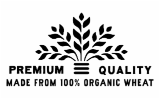 PREMIUM QUALITY MADE FROM 100% ORGANIC WHEAT logo