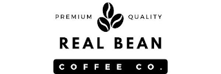 PREMIUM QUALITY REAL BEAN COFFEE CO. logo