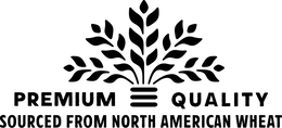 PREMIUM QUALITY SOURCED FROM NORTH AMERICAN WHEAT logo