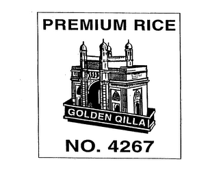 PREMIUM RICE NO. 4267 GOLDEN QILLA logo