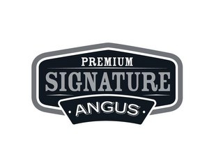 PREMIUM SIGNATURE ·ANGUS · logo
