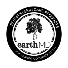 PREMIUM SKIN CARE PRODUCTS EARTHMD WWW.EARTHMDCOSMETICS.COM logo
