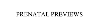 PRENATAL PREVIEWS logo