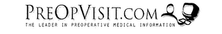 PREOPVISIT.COM THE LEADER IN PERIOPERATIVE MEDICAL INFORMATION logo