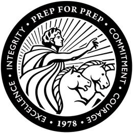 · PREP FOR PREP · EXCELLENCE · INTEGRITY · COMMITMENT COURAGE ·1 978 · logo
