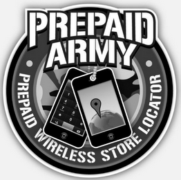 PREPAID ARMY PREPAID WIRELESS STORE LOCATOR logo
