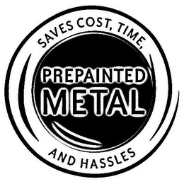 PREPAINTED METAL SAVES COST, TIME, AND HASSLES logo