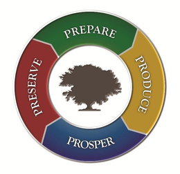 PREPARE PRODUCE PROSPER PRESERVE logo
