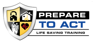 PREPARE TO ACT LIFE SAVING TRAINING logo