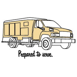 PREPARED TO SERVE. logo