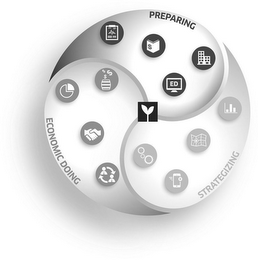 PREPARING ECONOMIC DOING STRATEGIZING logo