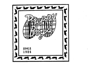 PREPPY BOYS SINCE 1986 logo