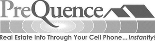PREQUENCE REAL ESTATE INFO THROUGH YOUR CELL PHONE ... INSTANTLY! logo