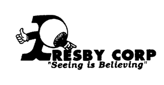 PRESBY CORP "SEEING IS BELIEVING" logo