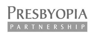 PRESBYOPIA PARTNERSHIP logo