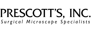 PRESCOTT'S, INC. SURGICAL MICROSCOPE SPECIALISTS logo