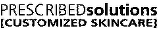 PRESCRIBEDSOLUTIONS [CUSTOMIZED SKINCARE] logo
