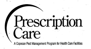 PRESCRIPTION CARE A COPESAN PEST MANAGEMENT PROGRAM FOR HEALTH CARE FACILITIES logo