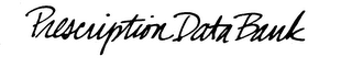 PRESCRIPTION DATA BANK logo