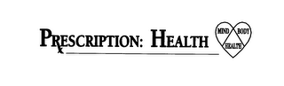 PRESCRIPTION: HEALTH MIND BODY HEALTH logo