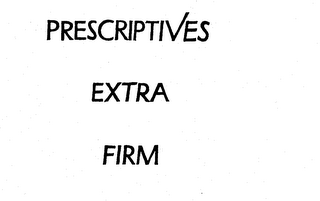 PRESCRIPTIVES EXTRA FIRM logo