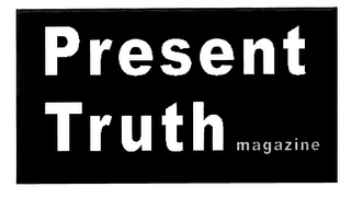 PRESENT TRUTH MAGAZINE logo