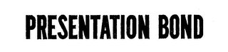 PRESENTATION BOND logo