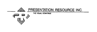 PRESENTATION RESOURCE INC. PR THE VISUAL ADVANTAGE logo