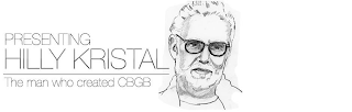 PRESENTING HILLY KRISTAL THE MAN WHO CREATED CBGB logo