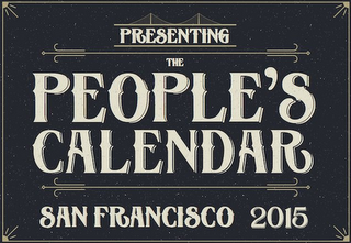 PRESENTING THE PEOPLE'S CALENDAR SAN FRANCISCO 2015 logo
