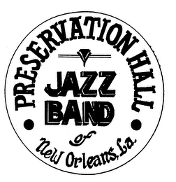 PRESERVATION HALL JAZZ BAND OF NEW ORLEANS, LA. logo