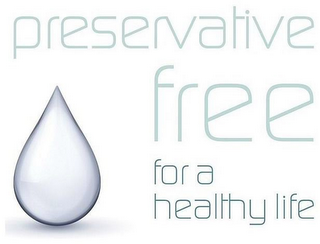 PRESERVATIVE FREE FOR A HEALTHY LIFE logo