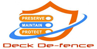 PRESERVE MAINTAIN PROTECT DECK DE-FENCE logo