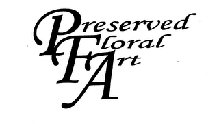 PRESERVED FLORAL ART logo