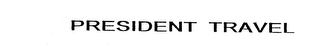 PRESIDENT TRAVEL logo