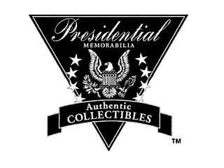 PRESIDENTIAL MEMORABILIA AUTHENTIC COLLECTIBLES logo