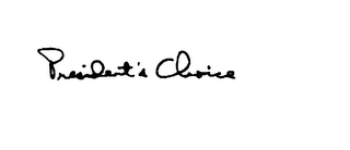 PRESIDENT'S CHOICE logo