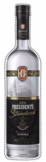PRESIDENT'S STANDARD VODKA, VODKA FROM RUSSIA, GRAND PREMIUM, GOLD, EXPORT QUALITY, TRADITION OF QUALITY, 40%VOL.700ML logo