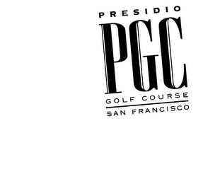 PRESIDIO PGC GOLF COURSE SAN FRANCISCO logo