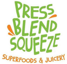 PRESS BLEND SQUEEZE SUPERFOODS & JUICERY logo