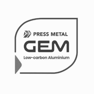 PRESS METAL GEM LOW-CARBON ALUMINIUM logo