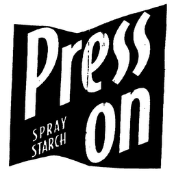 PRESS ON SPRAY STARCH logo