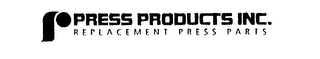 PRESS PRODUCTS INC REPLACEMENT PRESS PARTS logo