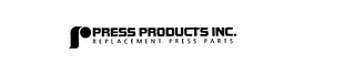 PRESS PRODUCTS INC. REPLACEMENT PRESS PARTS logo