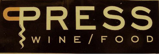 PRESS WINE FOOD logo
