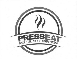 PRESSEAT PRESSED GRILL SUBS & BURGERS FACTORY logo