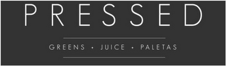 PRESSED GREENS + JUICE + PALETAS logo