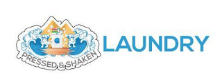 PRESSED & SHAKEN LAUNDRY logo