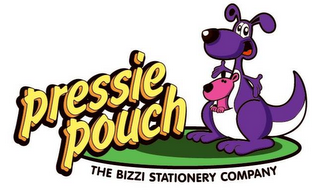 PRESSIE POUCH THE BIZZI STATIONERY COMPANY logo