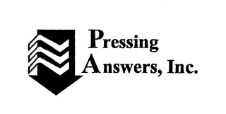 PRESSING ANSWERS, INC. logo